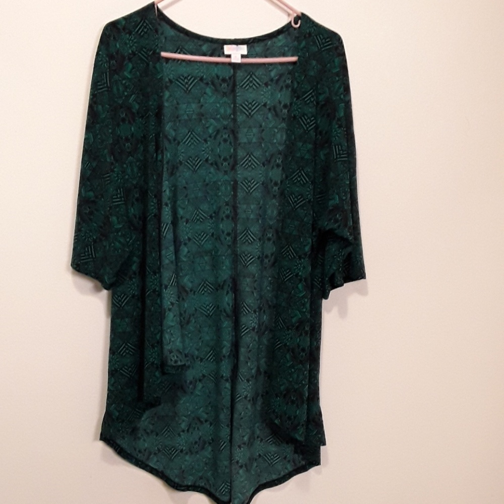 Lularoe Lindsay Coat LLR S Small Hunter Black